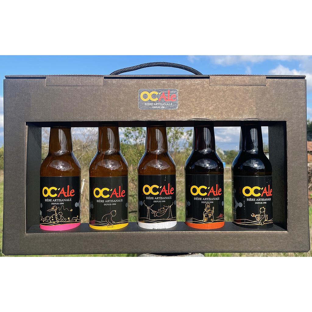 Coffret 5 bouteilles 33cl
